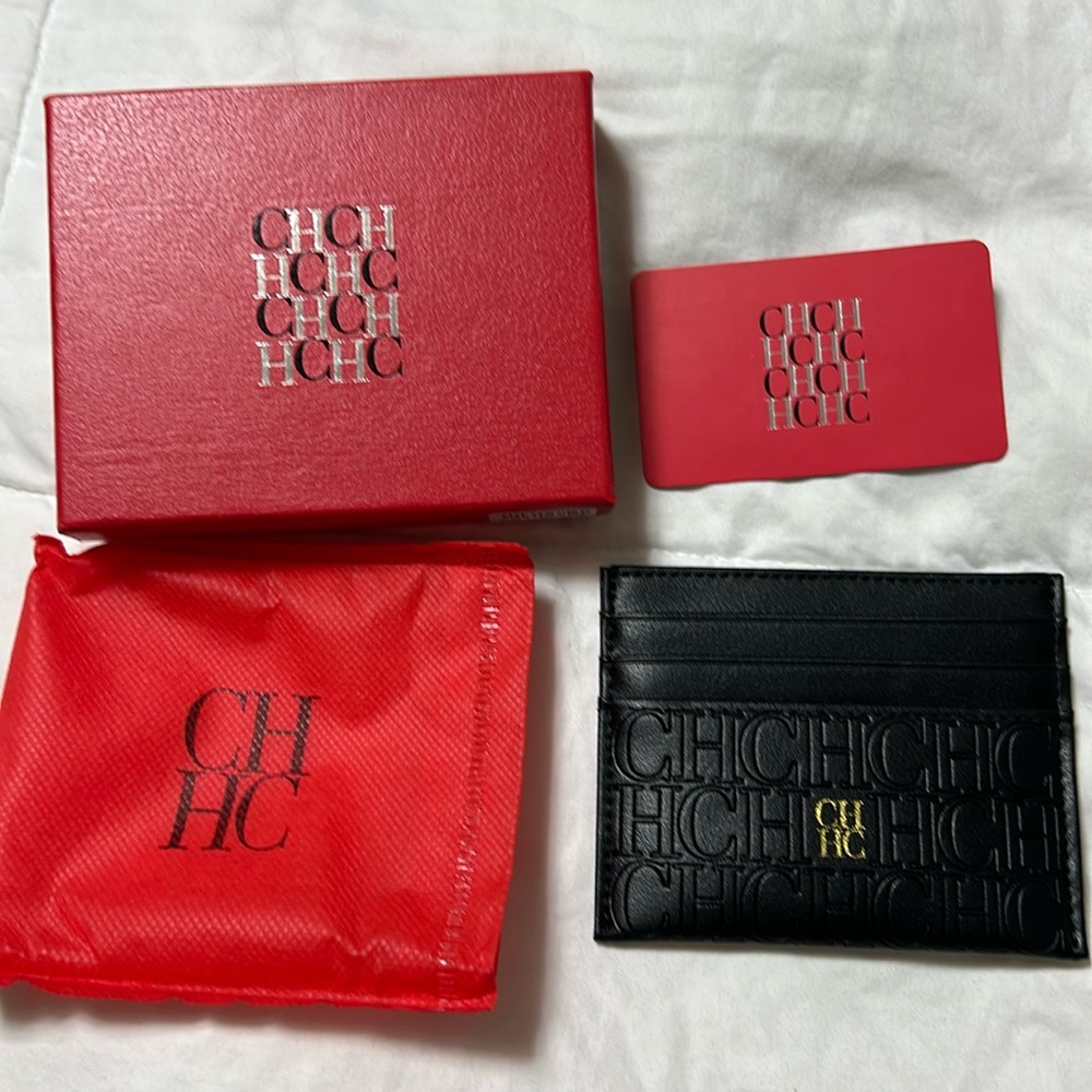 Carolina Herrera card slot wallet. Brand new